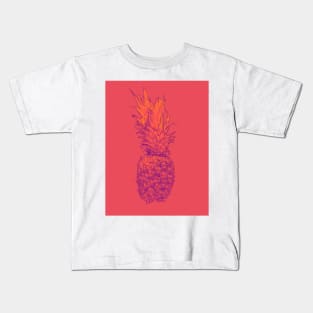 Pineapple Crown No. 3 Kids T-Shirt